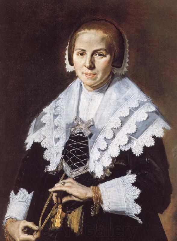 Frans Hals Portrait of a Woman with a Fan Norge oil painting art